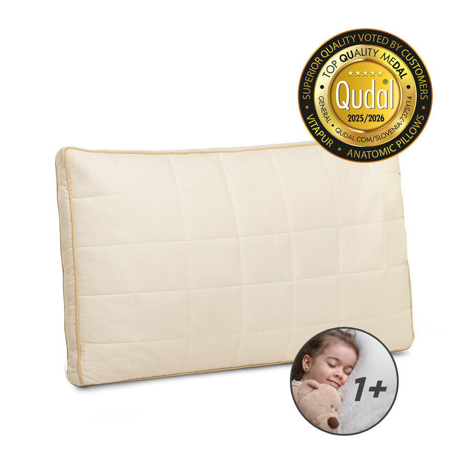 Vaikiška pagalvė su bambuko pluoštu My First Pillow - 40x60 cm