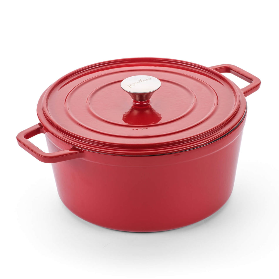 Ovalus ketaus puodas Rosmarino Blacksmith's su dangčiu