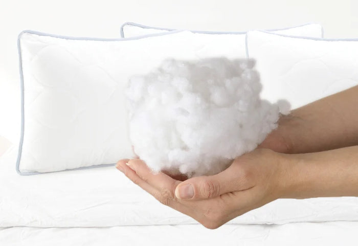 Poliesterio kamuoliukai suteikia minkštumą ir patogumą.