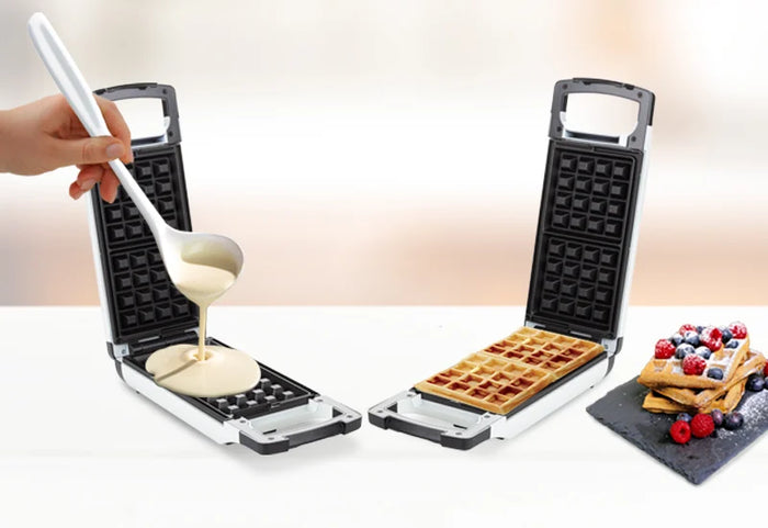 Traškūs ir purūs vafliai.