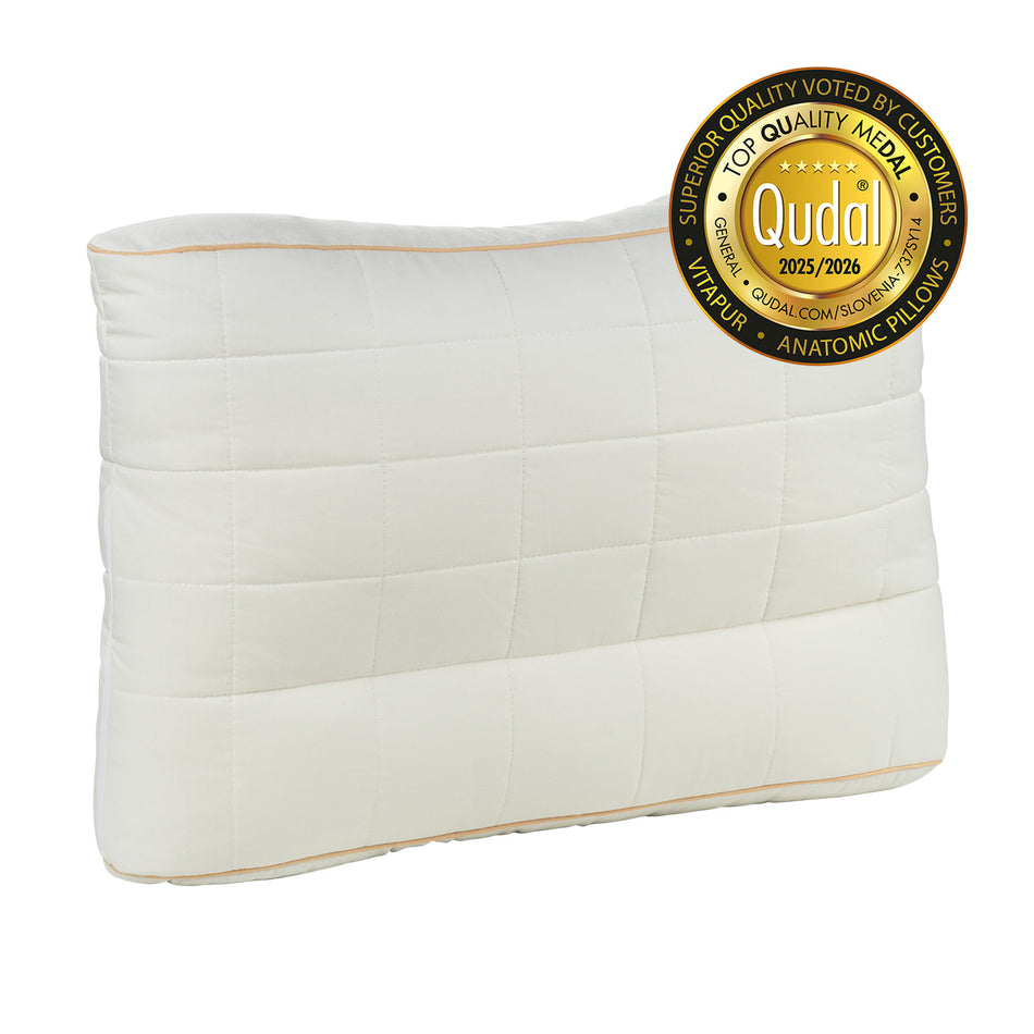 Anatominė pagalvė Vitapur Bamboo su bambuko pluoštu - 50x70 cm