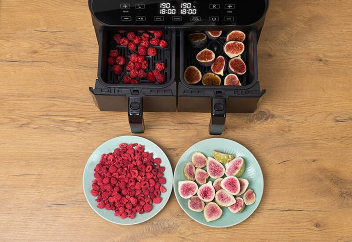 Papildoma vaisių ir daržovių džiovinimo funkcija.