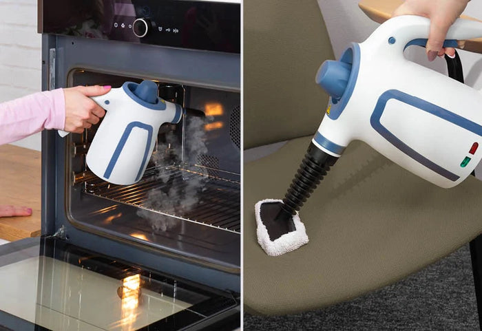 Karšti garai valo ir dezinfekuoja.