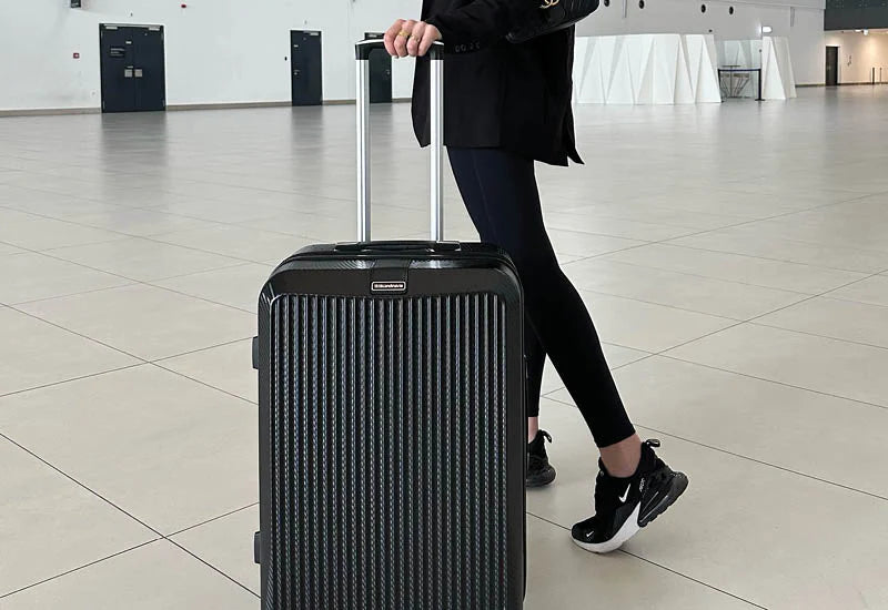Lagaminas Scandinavia Carbon Series – juodas, 90 l