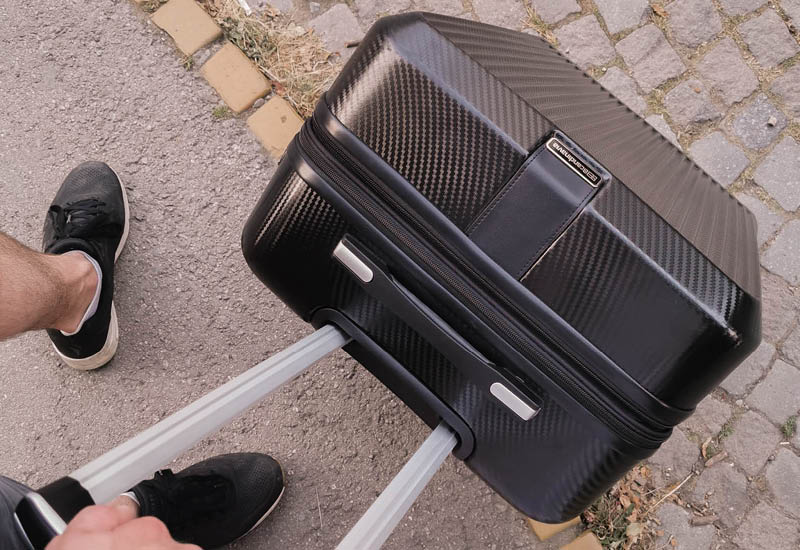 Lagaminas Scandinavia Carbon Series – juodas, 90 l
