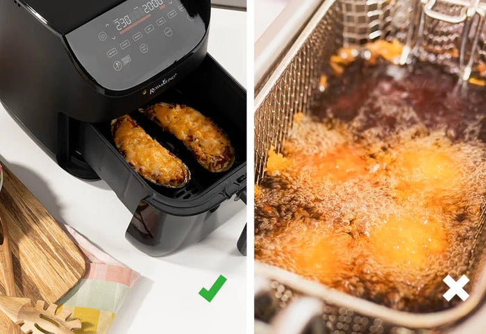 Gaminkite su iki 85 % mažiau riebalų – sveikesniems patiekalams.