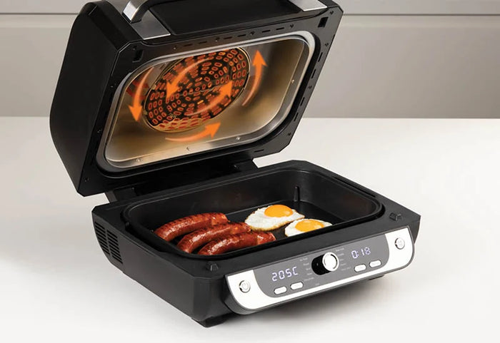 Viršutinis ir apatinis kaitinimo elementai – tobulam rezultatui.