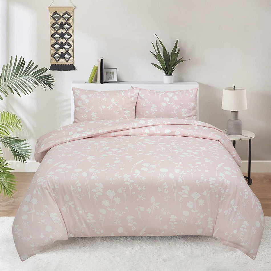 Medvilnės - satino patalynė Botanic Silhouette