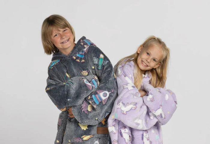 Esu pati linksmiausia antklodė, kuri visada sušildo vaikus.