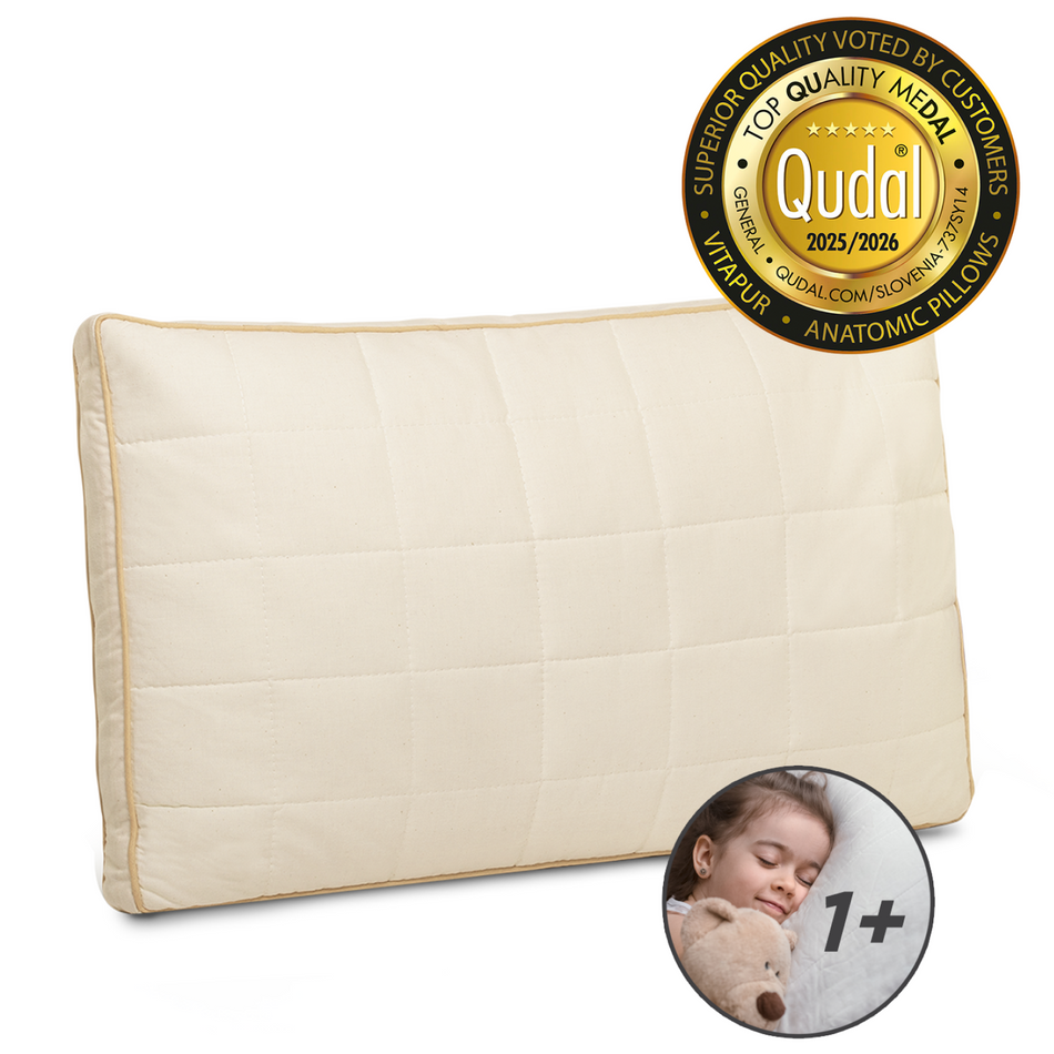 Vaikiška pagalvė su bambuko pluoštu My First Pillow - 40x60 cm