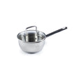 Nerūdijančio plieno prikaistuvis su stikliniu dangčiu Rosmarino Pour&Cook II, 1 l - 16 cm