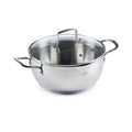 Nerūdijančio plieno puodas su stikliniu dangčiu Rosmarino Pour&Cook II