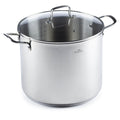 Rosmarino nerūdijančio plieno puodas su stikliniu dangčiu Pour&Cook II – 14 L, 28 cm