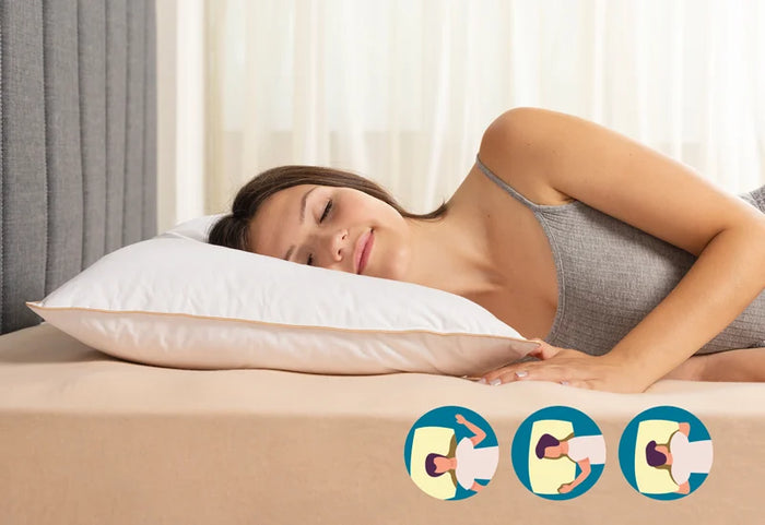 Universali pagalvė, tinkanti visoms miego padėtims.