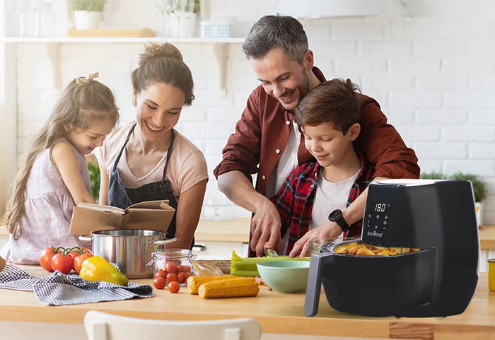 Mažiau aliejaus ir mažiau kalorijų!