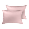2 dalių pagalvių užvalkalų rinkinys Luxe Sateen - rožinė