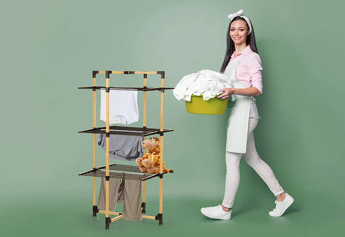 Veiksmingas ir drabužiams naudingas džiovinimas.