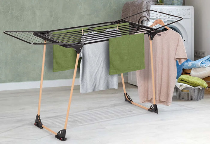 Lengvai išdžiovinkite didelį kiekį skalbinių.