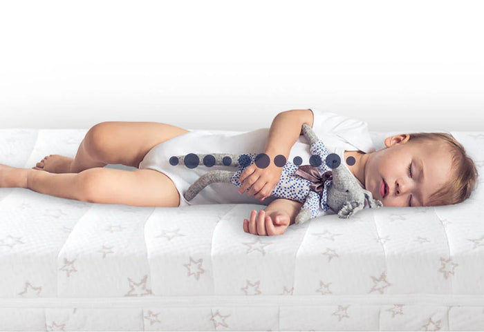 Nepertraukiamas ir saldus kūdikio miegas.