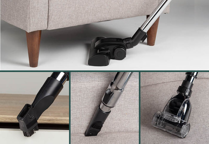 Papildomai dar įtrauktas turbo šepetys geriausiems rezultatams pasiekti.