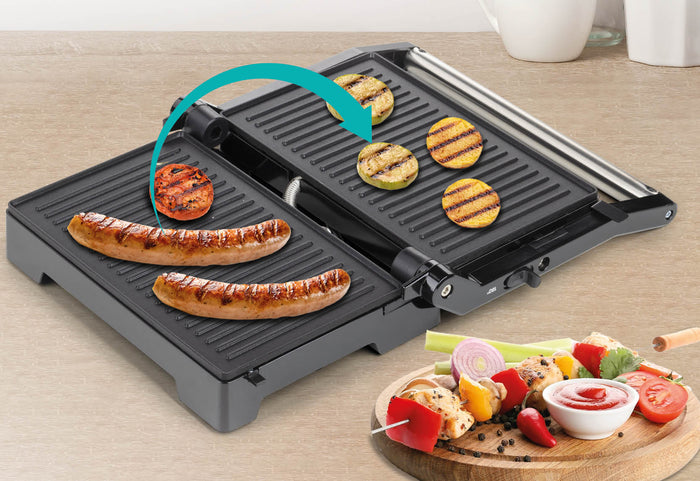 Jis atsidaro 180° kampu, kad būtų dar daugiau ploto.