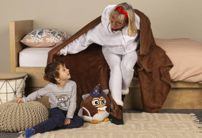 Padėti užmigti, mokytis ir žaisti.