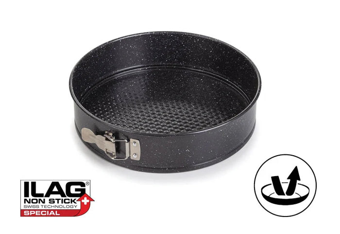 Šveicariškos kokybės ILAG neprideganti danga dar lengvesniam kepimui.