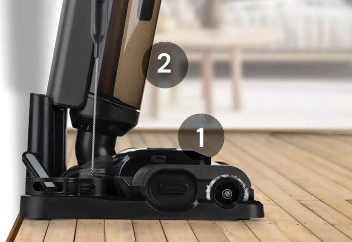 2 vandens talpos: atskiria švarų ir nešvarų vandenį.