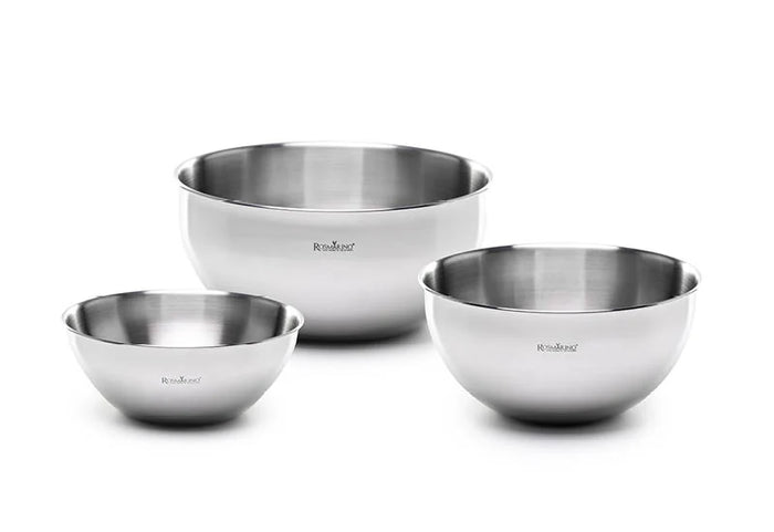 Elegantiškas rinkinys iš nerūdijančio plieno, kuris pagyvins bet kurią virtuvę.