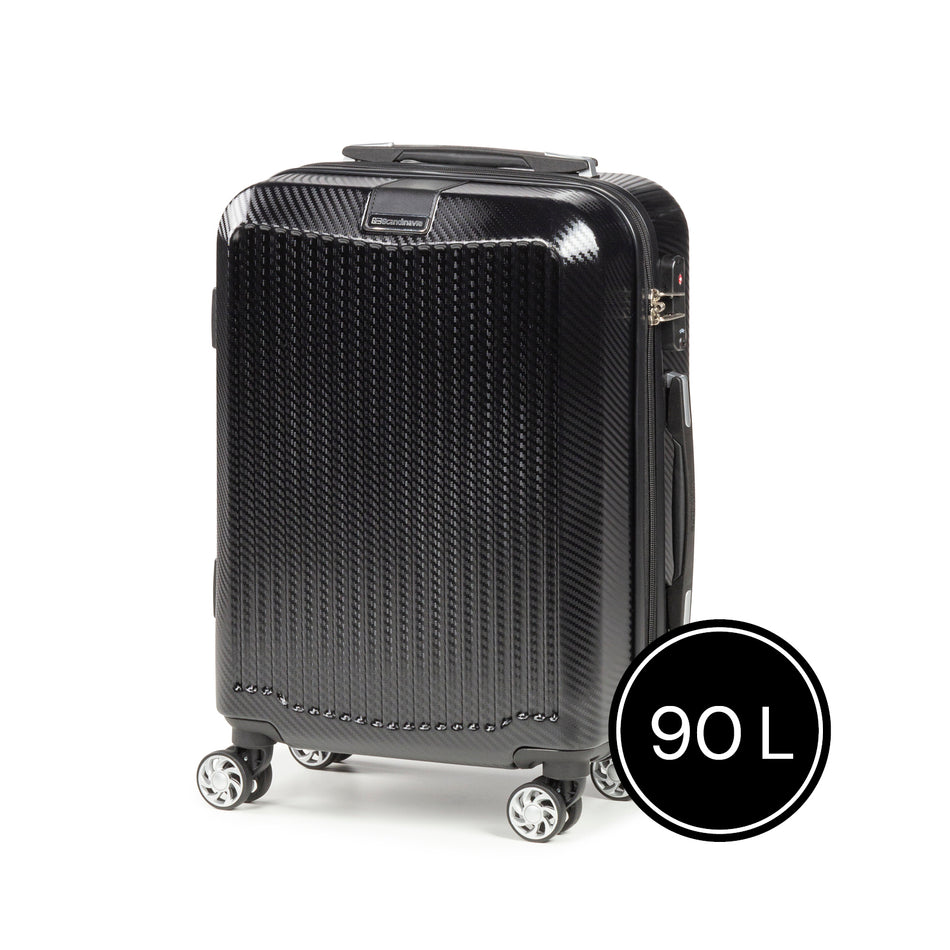 Lagaminas Scandinavia Carbon Series – juodas, 90 l