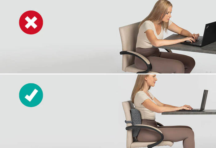 Ergonomiška pagalvė padeda palaikyti taisyklingą kūno padėtį.