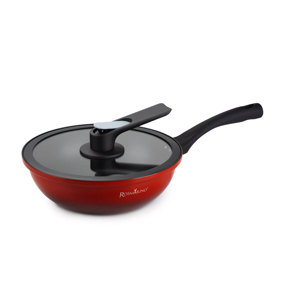 Žemo slėgio gili keptuvė su išmaniuoju dangčiu Rosmarino Fresh Cooker – 28 cm