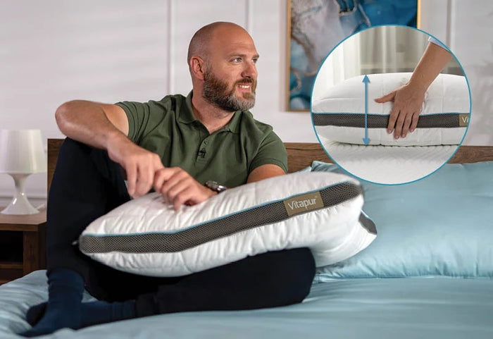 Prabangi, reguliuojamo aukščio pagalvė – specialiai jums.