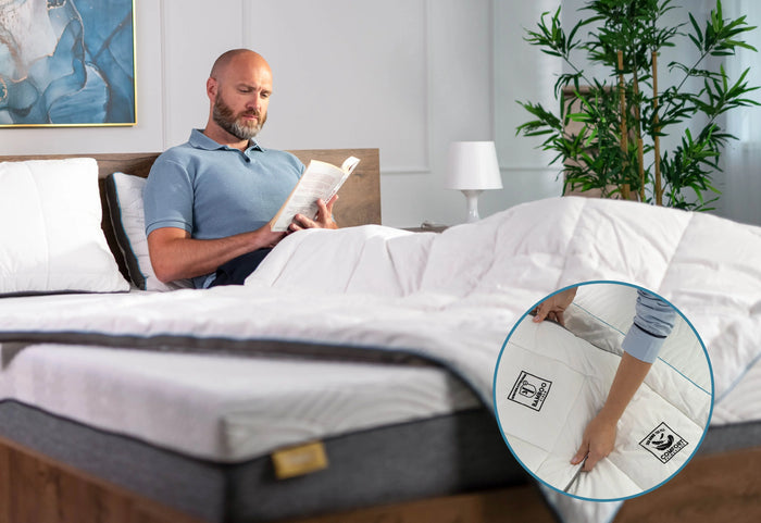 Suderintos medžiagos dar geresniam miegui.