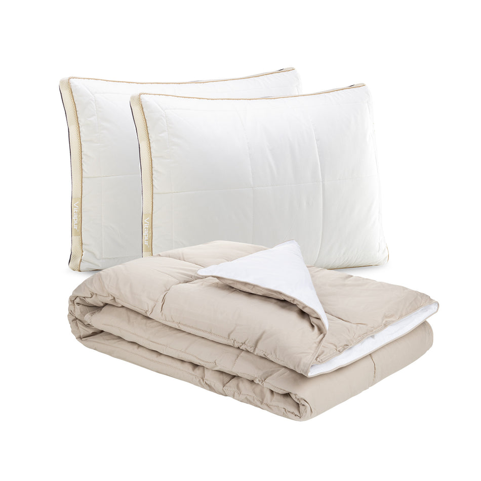 3 dalių antklodės ir pagalvių komplektas Vitapur NEO