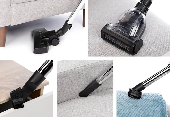 Papildomai dar įtrauktas turbo šepetys geriausiems rezultatams pasiekti.