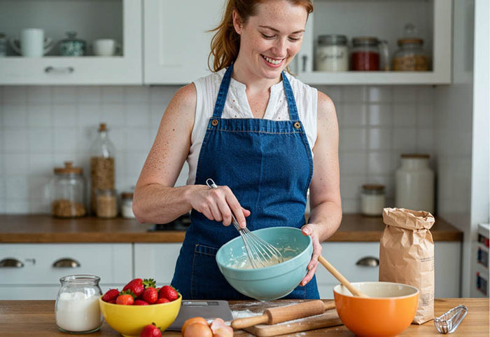 Profesionalus tikslumas namų virtuvėje.