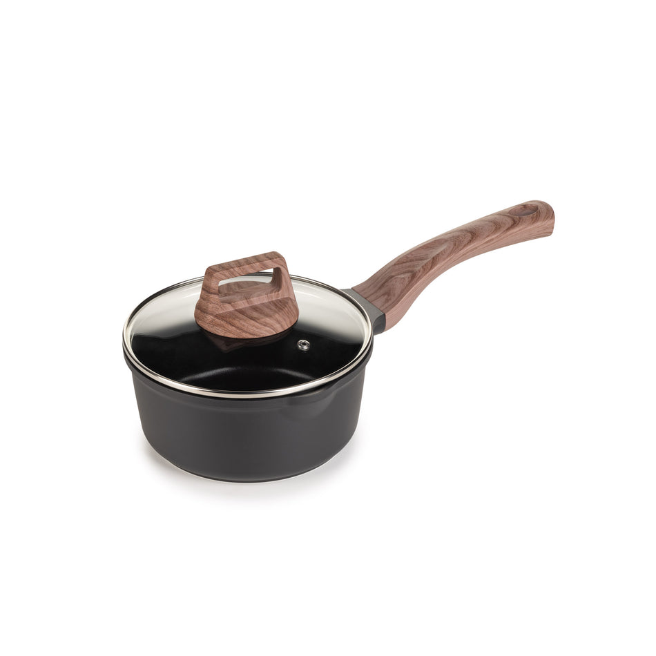 Puodas su dangčiu Rosmarino Black Line II – 18 cm