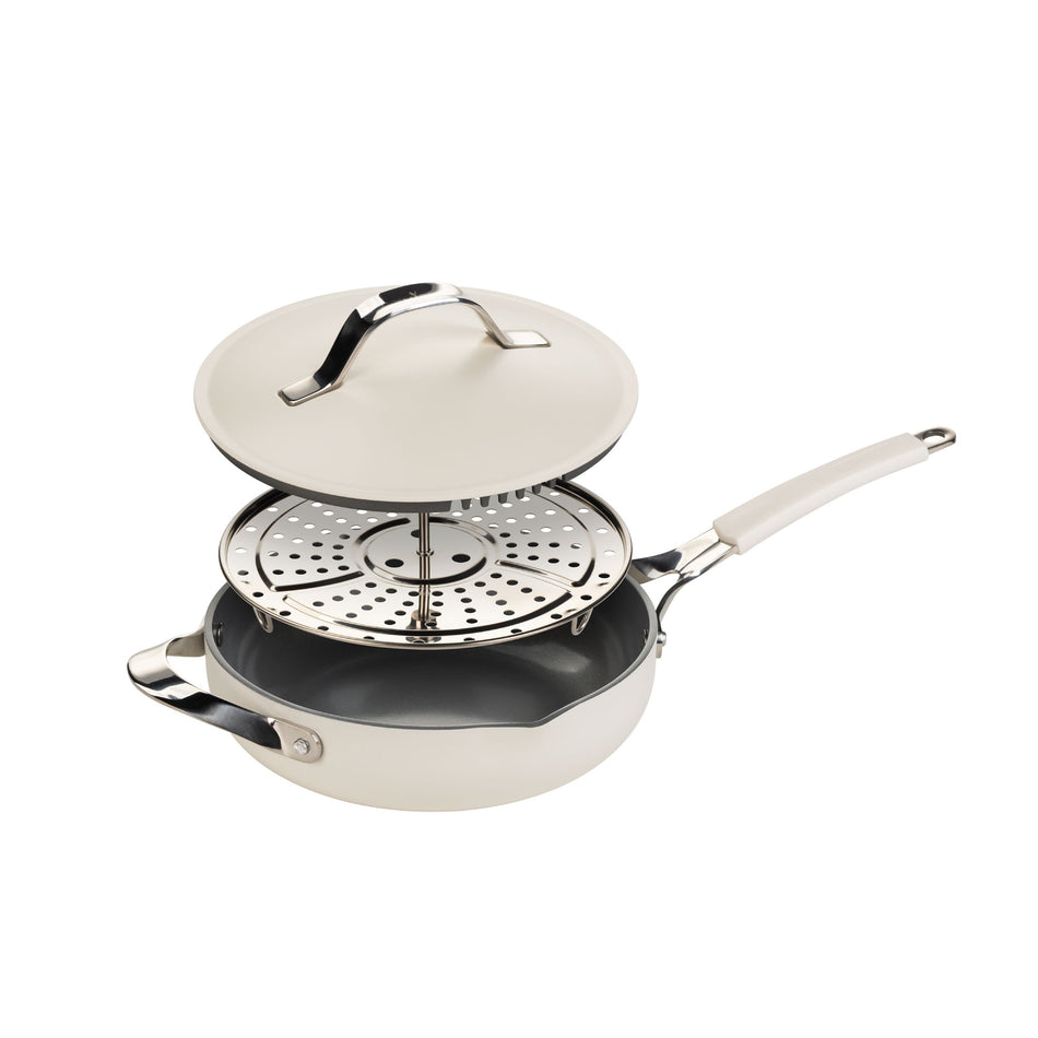 Keptuvė garinimui, kepinimui ir kepimui Rosmarino Chef’s Choice All-in-One, 28 cm