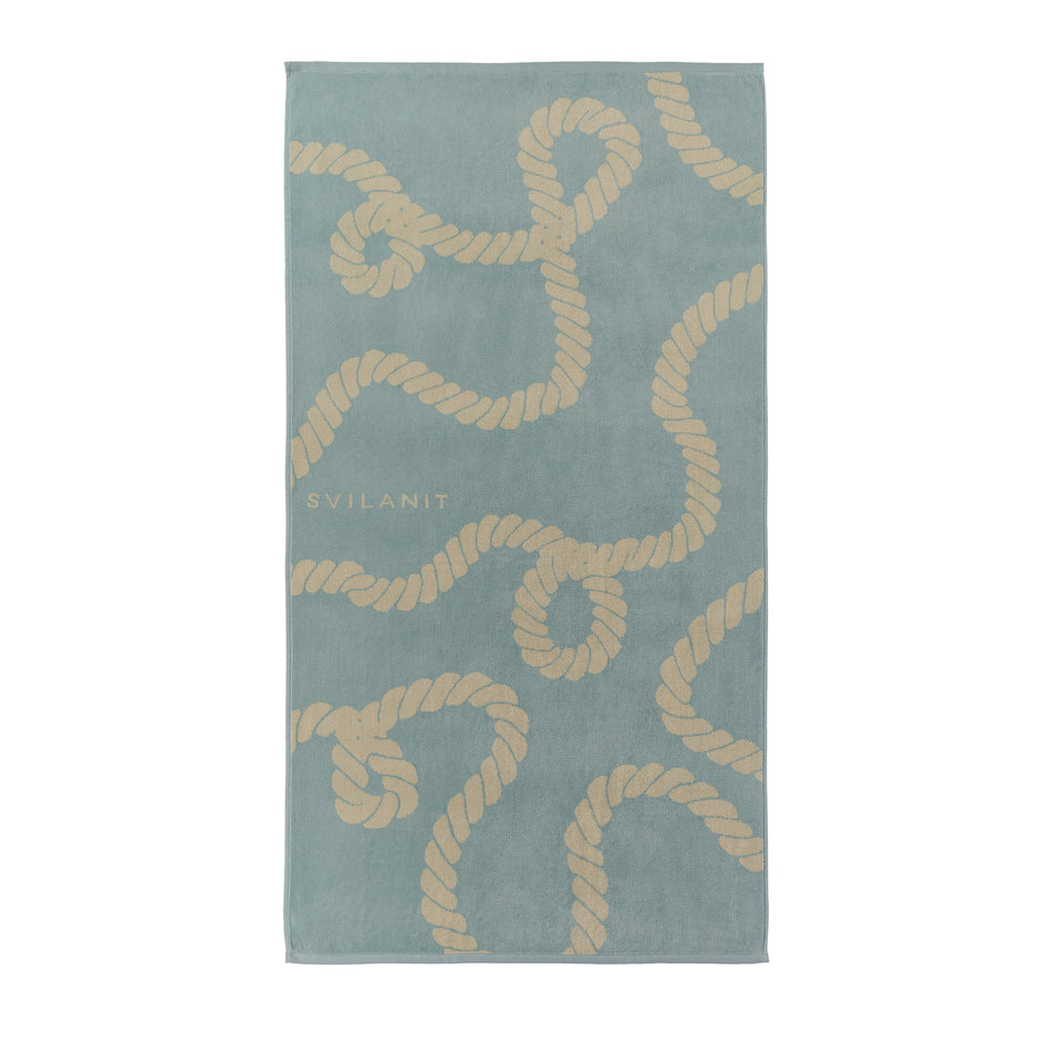Svilanit premium paplūdimio rankšluostis Ropes, 80 x 160 cm
