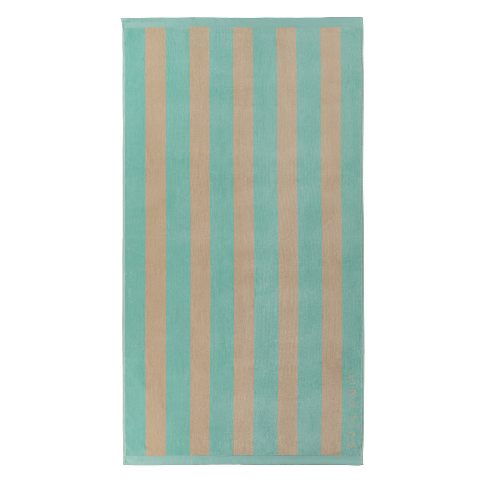 Svilanit premium didelis paplūdimio rankšluostis Mint, 100 x 180 cm