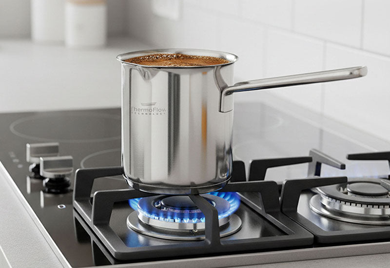 Trisluoksnis pagrindas užtikrina ilgaamžiškumą, o ThermoFlow technologija puikiai paskirsto šilumą.