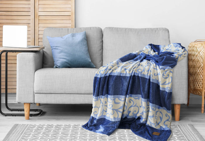 Dvipusė antklodė, kurią galima naudoti iš abiejų pusių.