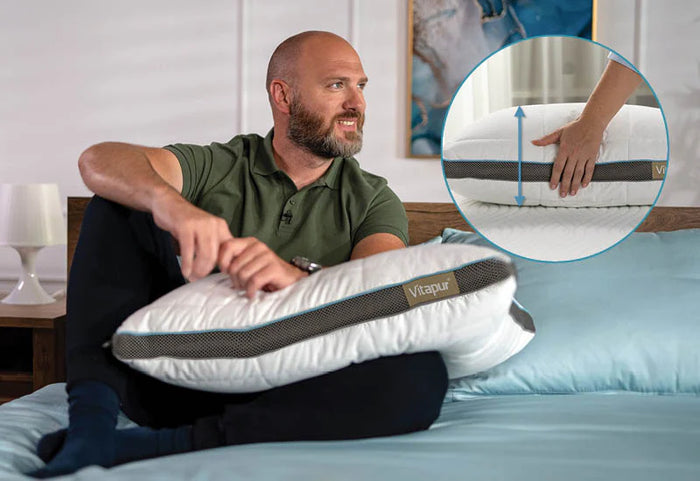 Prabangi, reguliuojamo aukščio pagalvė – specialiai jums.