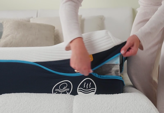 Efektyvus temperatūros reguliavimas nepertraukiamam miegui.